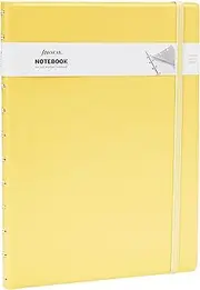 Filofax A4 Pastels Notebook Lemon