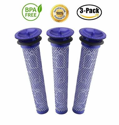 3x Washable Pre Motor Filter For Dyson DC58 DC59 DC61 DC62 DC74 V6 V7 V8 VacuNJ