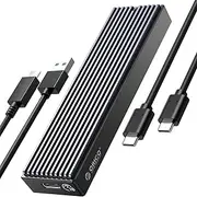 ORICO NVMe Enclosure M.2 SSD Hard Drive Enclosure 10Gbps USB3.2 / USB3.1 Gen2 USB-C NVMe PCIe M-Key USB Adapter for Size 2230/2242/2260/2280 M.2 NVMe SSD, Supports UASP M2PV
