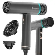Hair Dryer 150000 RPM Professional High-Speed Hair Blow Dryer Negative Ionic ...