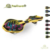 在飛比找momo購物網優惠-【Holiway 哈樂維】陸上衝浪滑板-MIT蛇板(炫彩發光