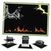 60x40 Inch Under Grill Mat for Outdoor Grill, Fireproof Grill Floor Mats with