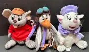 Disney The Rescuers Bernard Miss Bianca Orville Beanie Baby Bags New Tag Protect