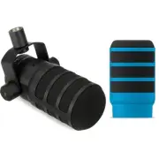 Rode PodMic USB Dynamic Broadcast Microphone with Pop Filter - Blue