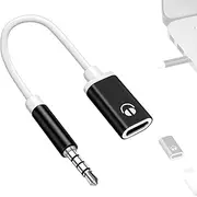 USB C to Aux Audio Dongle Cable, Headphone Aux Cable Converter, Type-C Converter Earphone Adapter, Earphone Audio Adapter Cable, 3.5mm Male to Type-C for Watching Multimedia Content