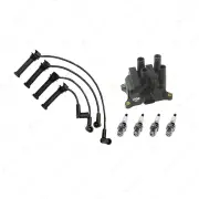 NGK Spark Plugs Coil + Bosch Leads Kit for Ford Escape ZB 2.3L L3 4Cyl 16V 97kW