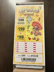 Drunken Jose Expired Lottery Tickets Permitted for Sale under Local Law