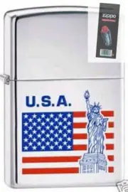 Zippo 3593 liberty stars and stripes Lighter + FLINT PACK