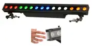 American DJ 15 Hex Bar IP RGBAW+UV DMX Wash Light Strip+100° Degree Frost Filter
