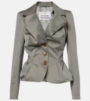 [Vivienne Westwood] Vivienne Westwood Drunken cotton jacket AU 16 grey