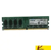Crucial Technology 2GB DDR2 800 PC2-6400 DDR2 DIMM - CT25664AA800 For Desktop