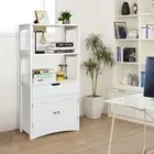 Multi Purpose Floor Cabinet Cupboard Book Storage Organiser Shelves Drawer