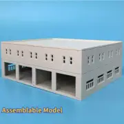 Outland Models Railroad Train Layout City Factory Building Scene Display Model