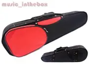 New 4/4 Black and Red Triangle Shape Violin Case + Free one set string