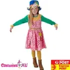 Girls Mrs Scarecrow Costume Child Wizard of Oz Book Week Halloween Fancy Dress