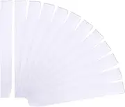 12 Pieces Blank Satin Sashes Plain Sashes Party Accessory for Wedding Party DIY Supplies White