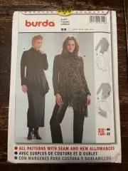 Burda 8429 UNCUT Sewing Pattern, Misses' Shirt, Size 10-22