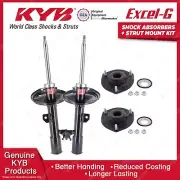 2x Front KYB Shock Absorbers + Strut Mount Kit for Toyota Kluger MCU28R 03-07 (for: Toyota)