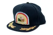 Alien Nostromo Flat Bill USCSS Movie Hat Appliqué Patch Cap Unisex Adult Navy