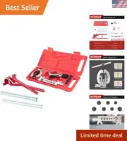 All-in-One Double Flaring Tool and Tube Bender - Essential for Plumbing & HVAC
