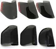 CLZCNQLX Rear Tail Shell Decorative Cover Taillight Lamp Guard Trim Frame Compatible for Mustang 2015 2016 2017 Bezels Hood