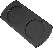 HAKIDZEL Grinder Base Tray Sauce Bottle Base Angle Grinder Stand Holder Base Condiment Holder Grinder Holder Wood Black