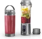 Portable Cordless Blender with 18oz Vessel, USB-C, Leakproof, BPA Free, Grey