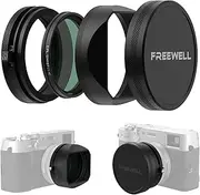 Freewell CPL/GMIST (1/4) Filter Kit with Lens Hood for Fuji X100 Series (X100, X100S, X100F, X100T, X100V, X100VI) (Black)