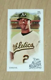 2019 Topps Allen & Ginter mini no number back Khris Davis