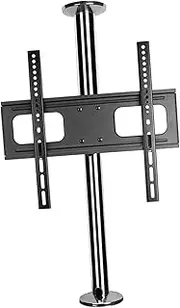 Adjustable TV Bracket TV Floor Stand,360 Degree Rotating Frame Floor Stand,Partition Wall Rotating Rack Electric TV Lift(86cm-114cm)
