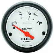 Autometer Phantom Fuel Level Gauge Electric - 73 - 10 Ohm, 2 1/16 Inch, Short Sweep, AU5715