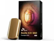 SK hynix Beetle X31 1TB Portable SSD with DRAM, up to 1050MB/s, USB 3.2 Gen2, Ex