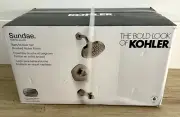 KOHLER Sundae Single-Handle 3-Spray Tub & Shower Faucet 1.75 GPM Brushed Nickel