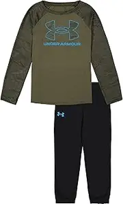 [Under Armour] Boy's Halftone Reaper Set (Little Kids/Big Kids) Marine Od Green 6 Little Kids
