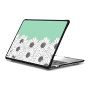 MacBook Pro 13-inch (M1 / M2 / Intel) Impact Case Daisy Boarder Mint
