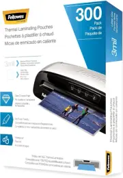 Thermal Laminating Pouches, Letter Size Sheets, 3Mil, 300 Pack, Clear (5247101)
