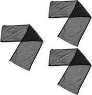 SUPVOX 3pcs Bird Cage Birdcage Parakeet Parrot Cage Cover Bird Food Catcher Parrot Cage Net Bid Cage Cover Black Mesh