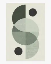 200' x 290' | Machine Washable Runner Rug | Kid & Pet Friendly | Indoor Rug | Villette Sage Rug by Nina Takesh | Ruggable