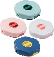 LOORGVEL 4Pcs Portable Cord Management Box with Phone Holder Data Cable Winder for USB and Charging Cables Tidy Up Your Home and Travel