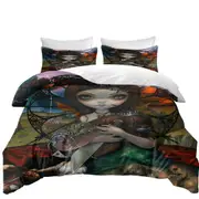 Fine Dark Art Unseelie Court Wrath Seven Deadly Sins Quilt Cover