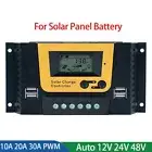 Solar Charge Controller PV Battery Charging Regulator Panel 10-30A 100V 12-48V