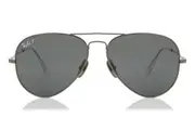 Ray-Ban RB8089 Aviator Titanium Polarized 165/48 Unisex Sunglasses
