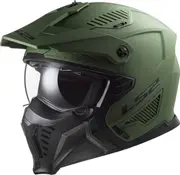 LS2 OF606 Drifter Trial Helmet, green, Size 2XL for Men