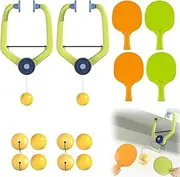 Door Ping Pong Game, Ping Pong Doorway Game, Over The Door Ping Pong, Doorway Ping Pong, Hanging Table Tennis Trainer Portable Set, Door Frame Ping Pong, Door Pong Game for Kids
