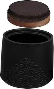 Toyvian Pet Keepsake Box for Dogs and Cats Elegant Ceramic Urn for Ashes Space Saving Memorial Container for Pet Hair and Teeth Thoughtful Remembrance Present Zen