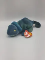 Ty Original Beanie Baby Rainbow Iguana Chamelon with tag