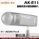 Godox 神牛 V1-AK-R11 磁吸控光套件 / 柔光球 拱頂半圓球擴散片 適用 V1 AD100Pro AD200-H200R 圓形燈頭專用配件