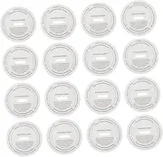20pcs DIY Candle Sticker Labels for Scented Candles Handmade Paper Cup Stickers with Gap Design for Safety and Dust Prevention for Aromatherapy Wholesalers