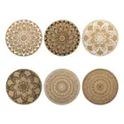 Round Waterproof Placemats Non-Slip Dining Table Mats Insulated Placemat