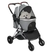 Dog & Cat Pet Stroller – Lightweight, Collapsible, Durable Wheels, Easy Travel